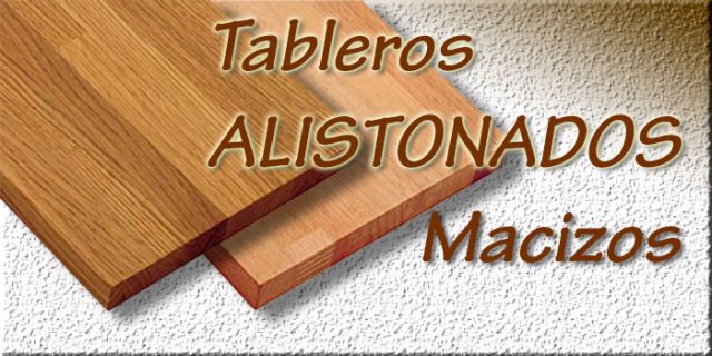 Tablero Alistonado Madrid Maderas Hermanos Guillen